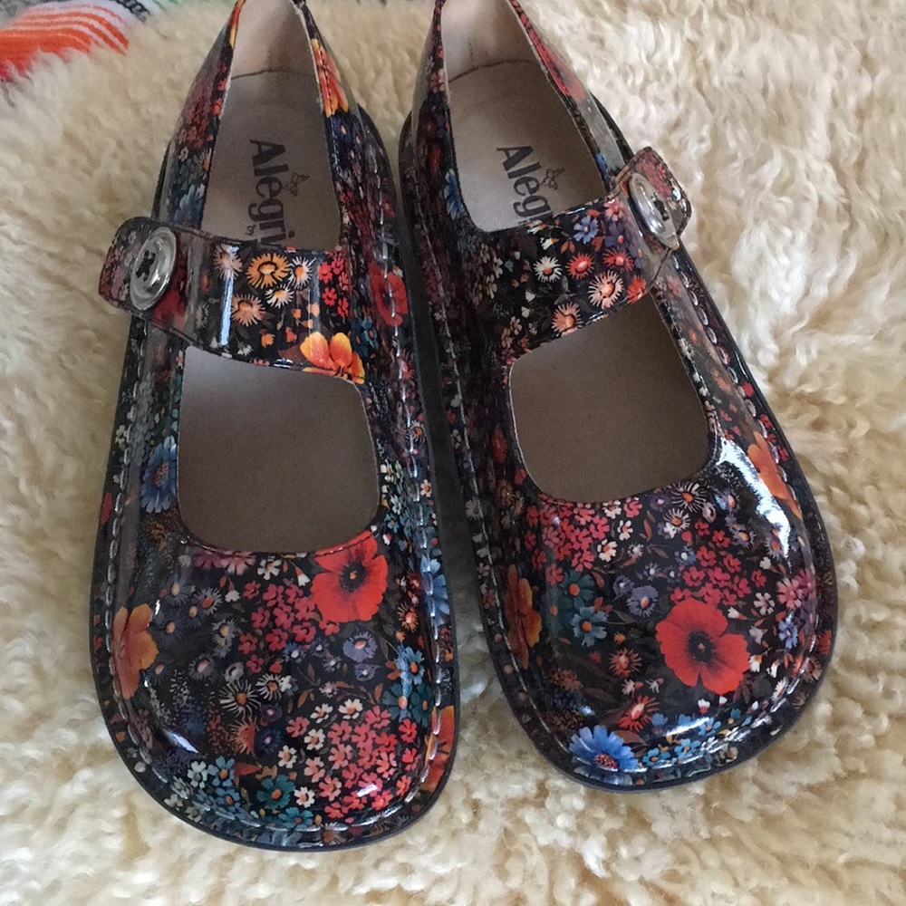 NEW Alegria Paloma Midnight Garden MaryJane Shoes
